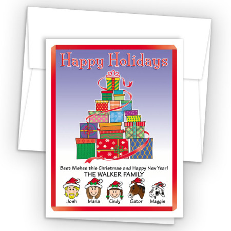 Gift Tree Holiday Fold Note
