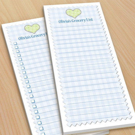 Gingham Blue To-Do Pads