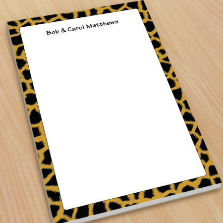 Giraffe Pattern Large Note Pads