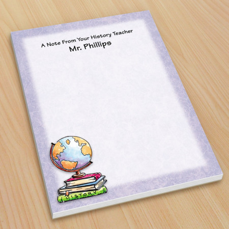 Globe Teacher Small Note Pads