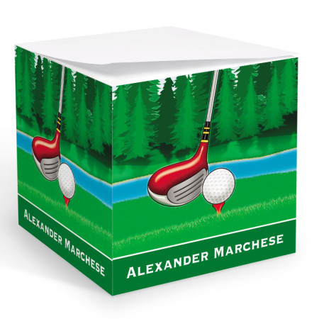 Golf 1 Memo Cube