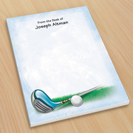 Golf Design 1 Small Note Pads