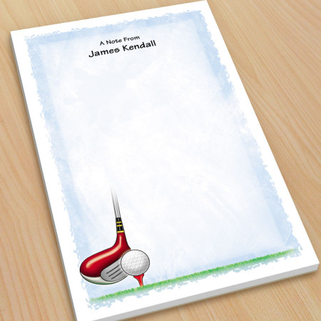 Golf Design 2 Large Note Pads