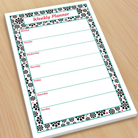 Groovy Flowers Organizer Pads