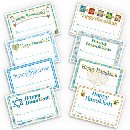 Happy Hanukkah Gift Labels