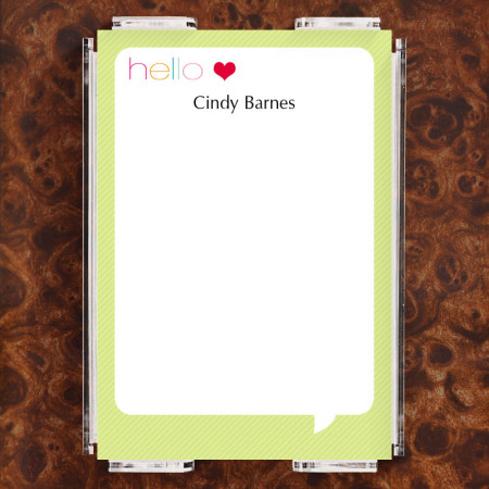 Hello Note Sheet Set