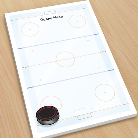 Sports Hockey Large Note Pads