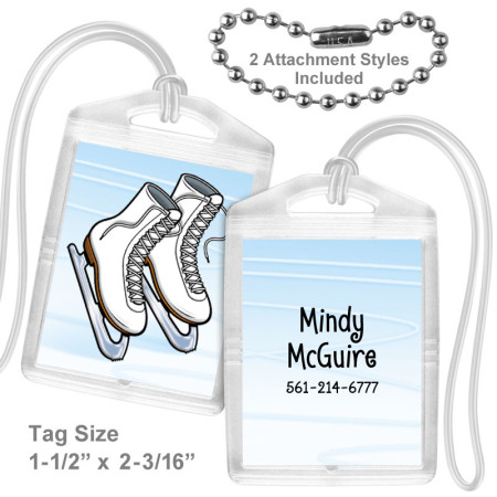 Ice Skates Mini Tag