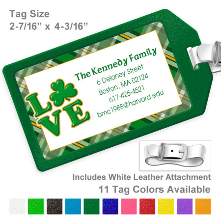 Irish Love Luggage Tag