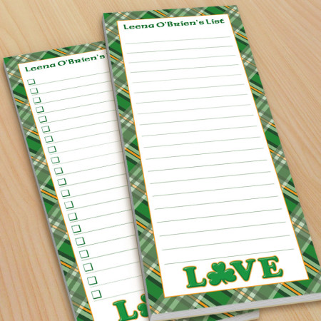 Irish Love To-Do Pads