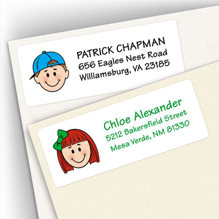 Kids Address Labels