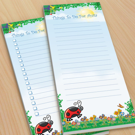 Lady Bug To-Do Pads