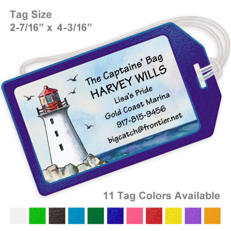 Lighthouse Luggage Tag