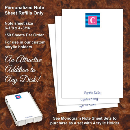 Monogram 2 Note Sheet Refill