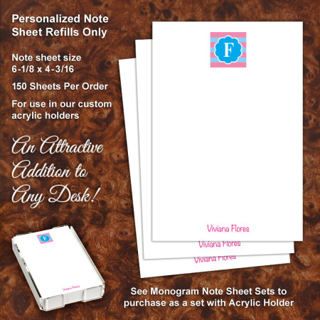 Monogram 6 Note Sheet Refill