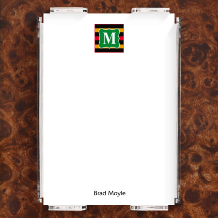 Monogram 12 Note Sheet Set