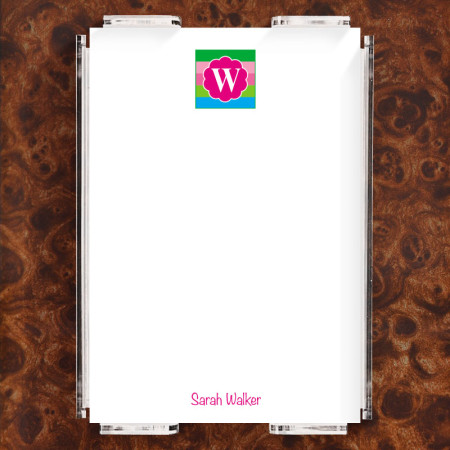 Monogram 15 Note Sheet Set