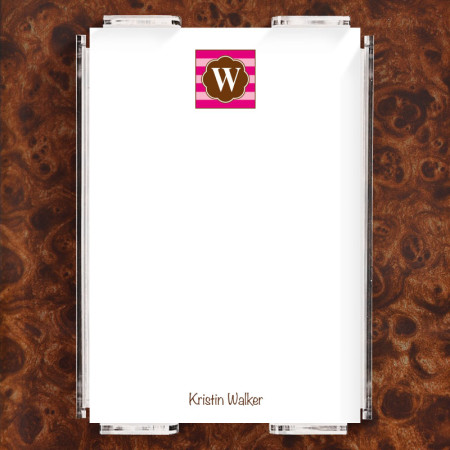 Monogram 18 Note Sheet Set