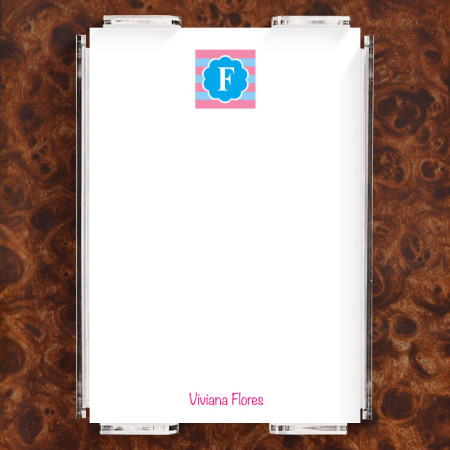 Monogram 6 Note Sheet Set