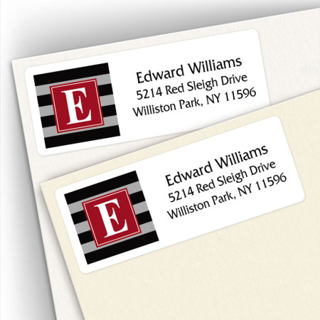Monogram Address Label 5