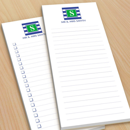 Monogram List Pad 16 - With Magnets