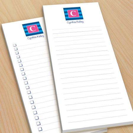 Monogram List Pad 2 - With Magnets