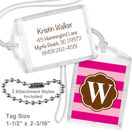 Monogram Mini Tag 18