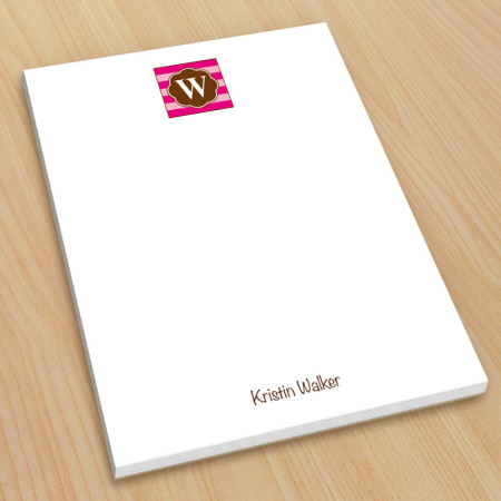 Monogram Note Pad 18 - Small