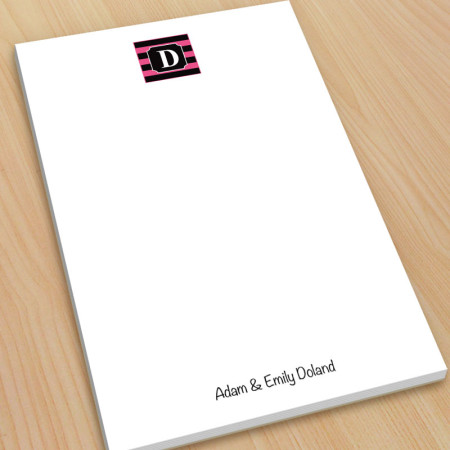 Monogram Note Pad 4 - Large