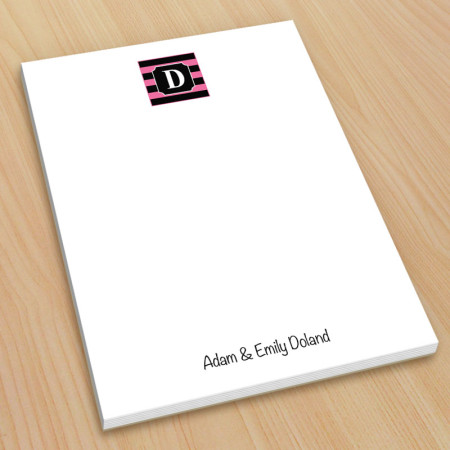Monogram Note Pad 4 - Small