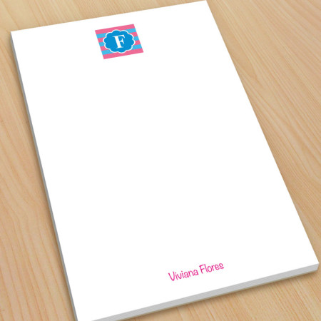 Monogram Note Pad 6 - Large