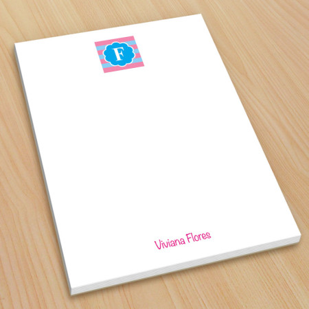 Monogram Note Pad 6 - Small