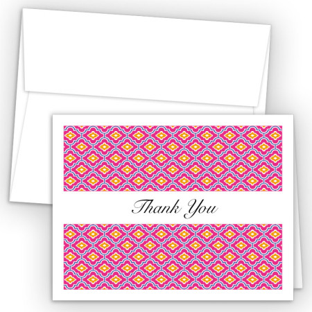 Moroccan PBO Thank You Card