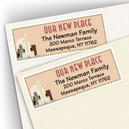 Moving New Place City Address Labels