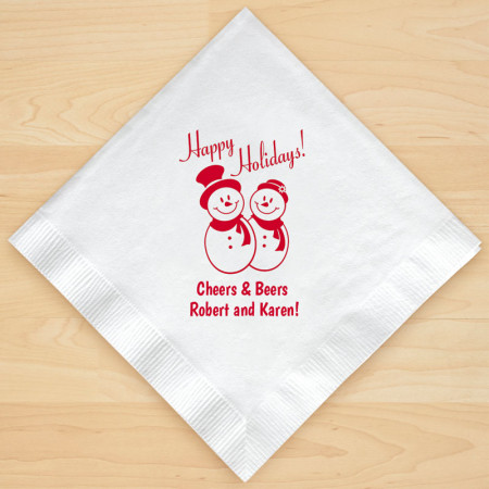 Christmas Napkin Design 17 Personalized Christmas Lunch-Dinner Napkins