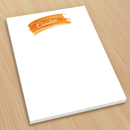 Orange Watercolor Small Note Pads