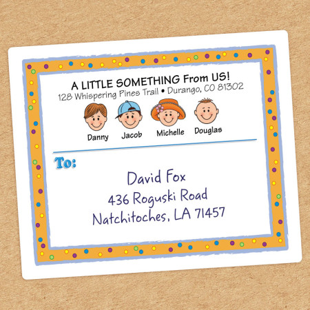 Party Family Shipping Label