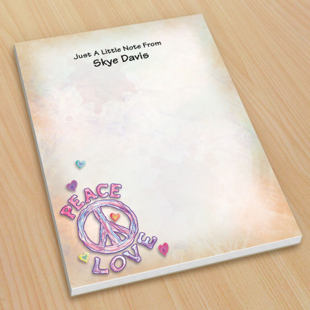 Peace Love Small Note Pads