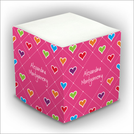 Personalized Self Stick Memo Cubes - Style 24