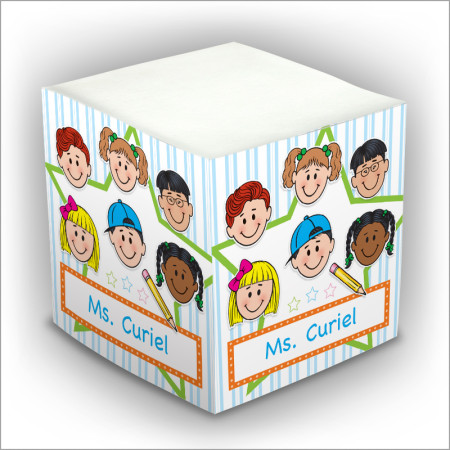 Personalized Self Stick Memo Cubes - Style 31