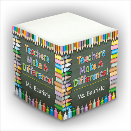 Personalized Self Stick Memo Cubes - Style 32
