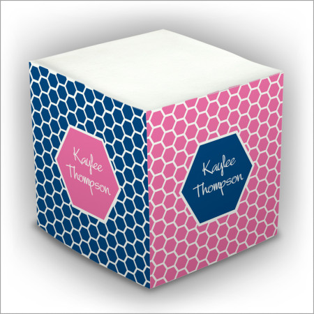 Personalized Self Stick Memo Cubes - Style 4