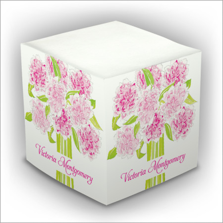 Personalized Self Stick Memo Cubes - Style 7