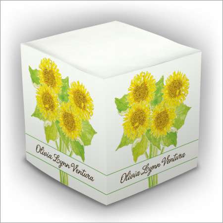 Personalized Self Stick Memo Cubes - Style 18