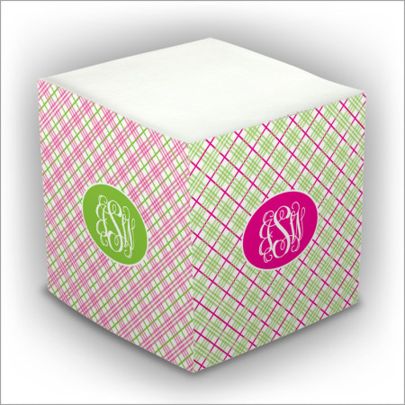 Personalized Self Stick Memo Cubes - Style 9