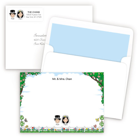 Picket Fence Bordered Ensemble