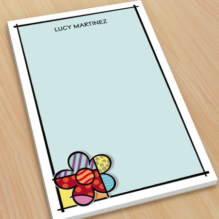 Pop Art Flower Large Note Pads