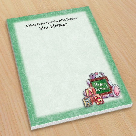 Preschool Teacher Small Note Pads