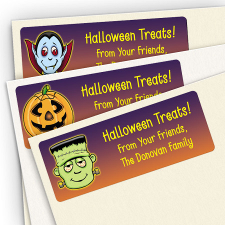 Halloween Treat Bag Stickers Assortment