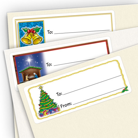 Merry Christmas Small Gift Labels
